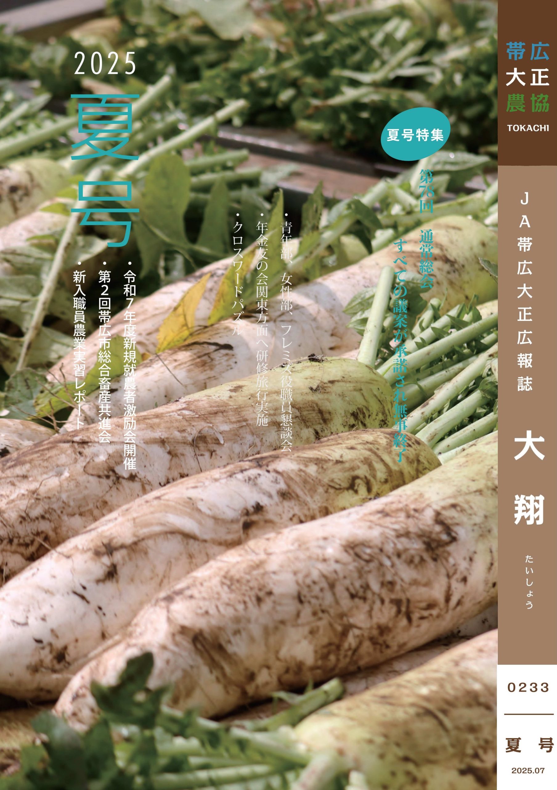 「大翔－たいしょう－」２３３号掲載しました